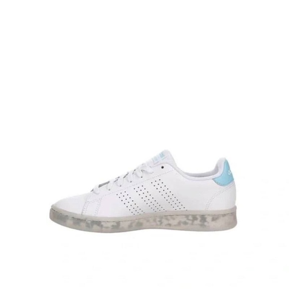 ADIDAS | WOMEN'S ADVANTAGE ECO SNEAKER CLOUD WHITE HAZY SKY SNEAKERS SIZE 10 - Picture 3 of 11